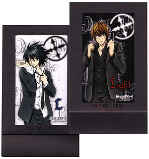 Death Note Set of 2 Portraits Bromide New Japanese Product Movic L 